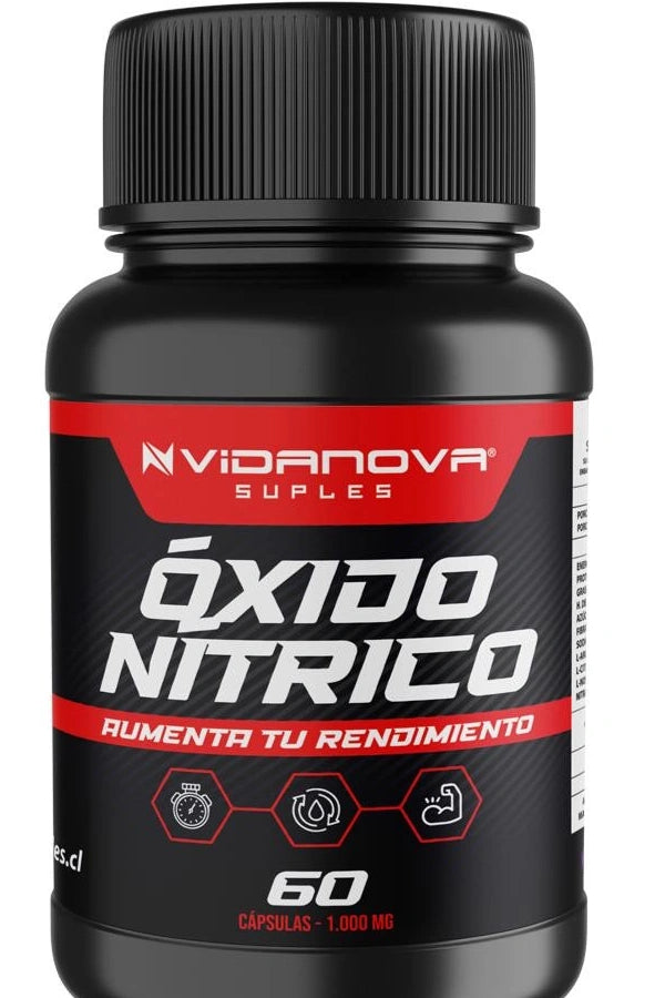 Óxido Nítrico - VITALIDAD Y ENERGÍA NATURAL, SUPLEMENTO (60 CÁPSULAS)