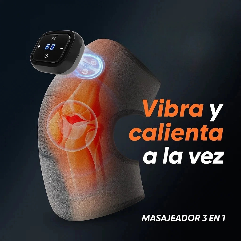 ThermoRelief Pro – TERAPIA 3 EN 1 DE CALOR Y MASAJE INALÁMBRICO