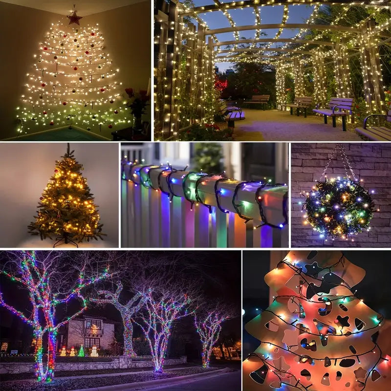 NavidLight – LUCES NAVIDEÑAS SOLARES PARA EXTERIOR (17 metros)