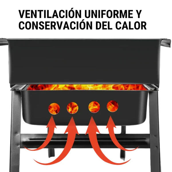 Mini Parrilla Portátil 18 de Septiembre – Tu Asado en Cualquier Lugar