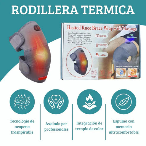 RodillaZen – RODILLERA ELÉCTRICA CON MASAJE Y CALOR TERAPÉUTICO