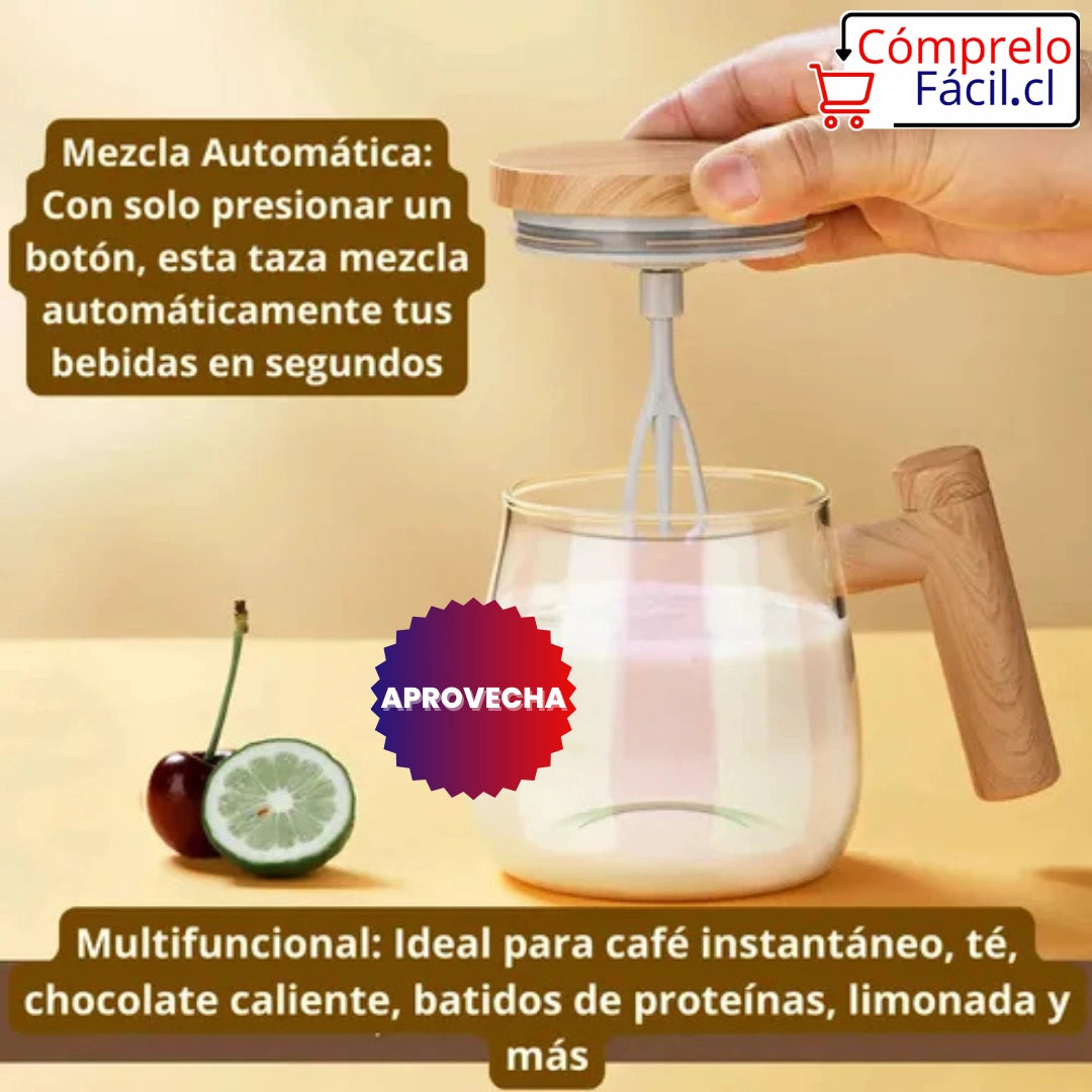 SpinMug - TAZA ELÉCTRICA AUTO-MEZCLANTE