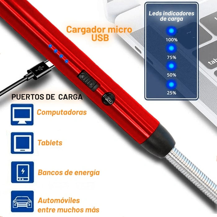 PlasmaFlare - ENCENDEDOR ELÉCTRICO RECARGABLE