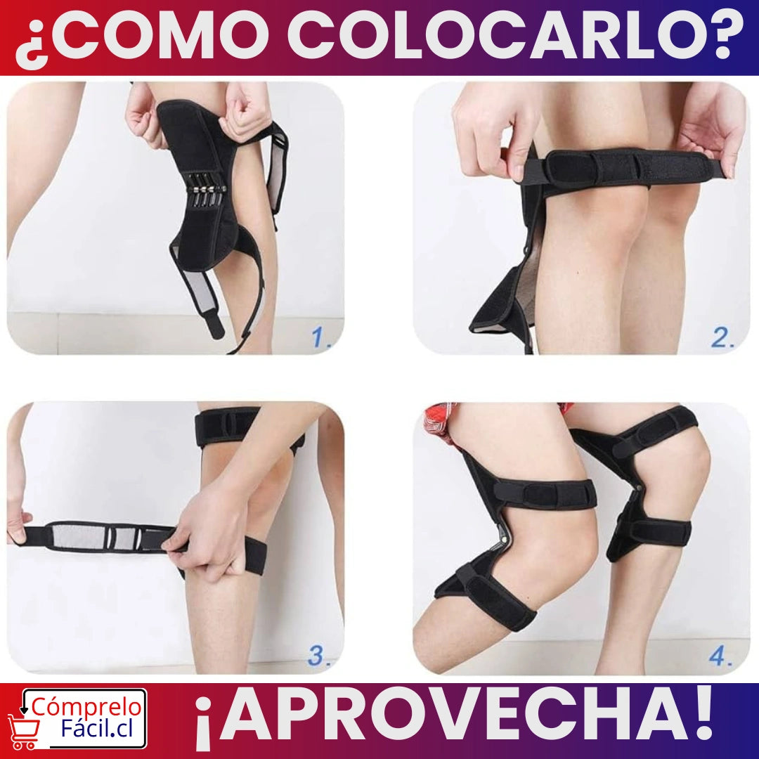 KneeForce - RODILLERA DE APOYO CON RESORTES LATERALES