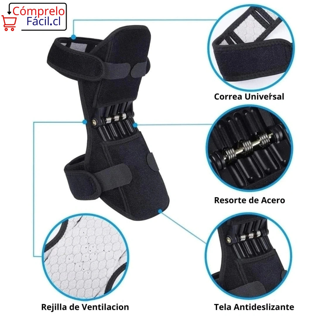 KneeForce - RODILLERA DE APOYO CON RESORTES LATERALES