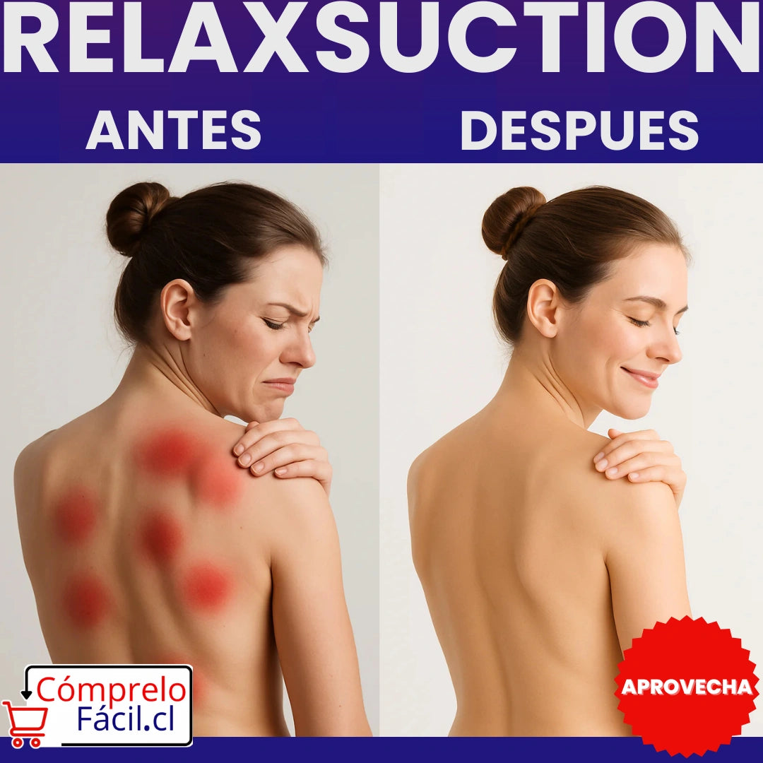 RelaxSuction- MASAJEADOR PARA DOLOR MUSCULAR Y RELAJACIÓN