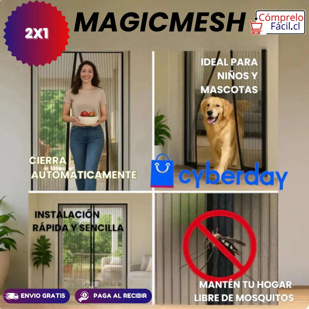 MagicMesh - MALLA ANTIMOSQUITOS PARA PUERTAS