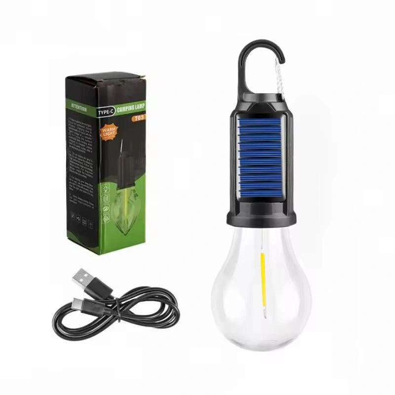 DúoSolarHook- PACK DE 2 LÁMPARAS SOLARES LED RECARGABLES