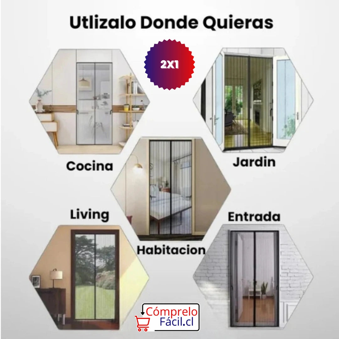 MagicMesh - MALLA ANTIMOSQUITOS PARA PUERTAS