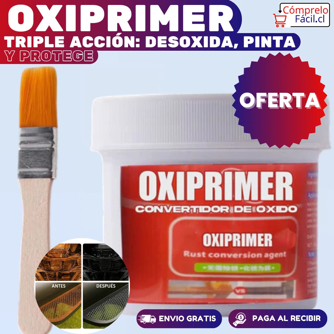 OxiPrimer - TRIPLE ACCIÓN: DESOXIDA, PINTA Y PROTEGE (1 Kilo)