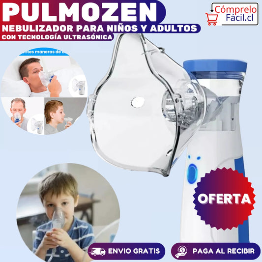 PulmoZen - NEBULIZADOR PARA NIÑOS Y ADULTOS CON TECNOLOGÍA ULTRASÓNICA
