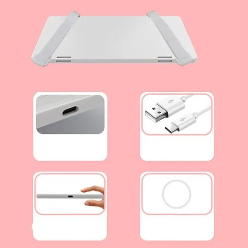 BeautyDrive - ESPEJO DE BELLEZA LED PORTÁTIL PARA AUTO