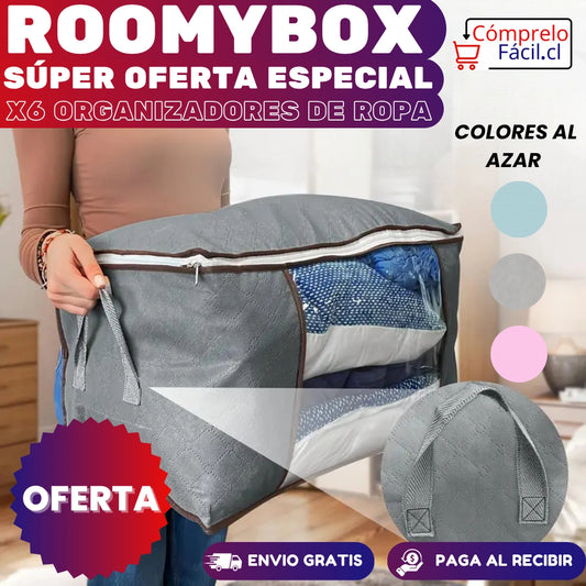 RoomyBox - SÚPER OFERTA ESPECIAL x6 ORGANIZADORES DE ROPA (Lleva 6)