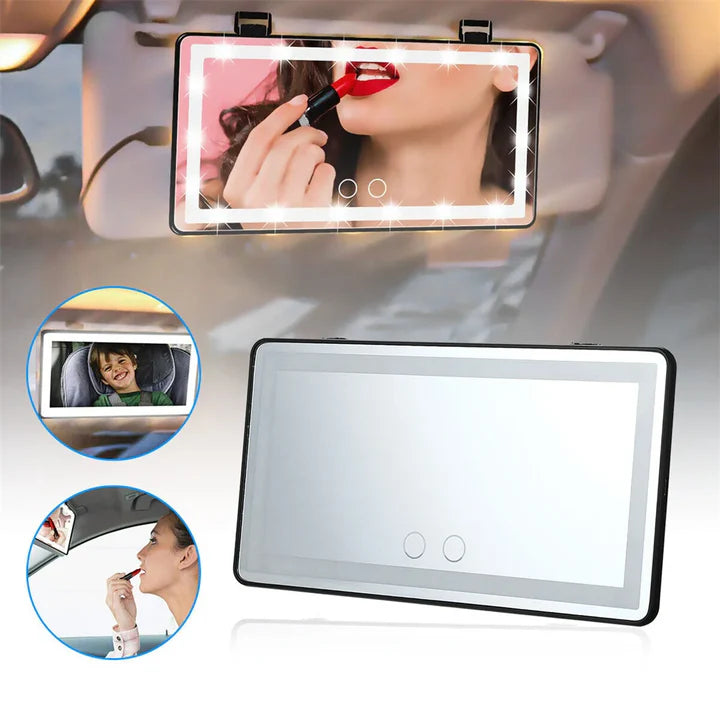 BeautyDrive - ESPEJO DE BELLEZA LED PORTÁTIL PARA AUTO