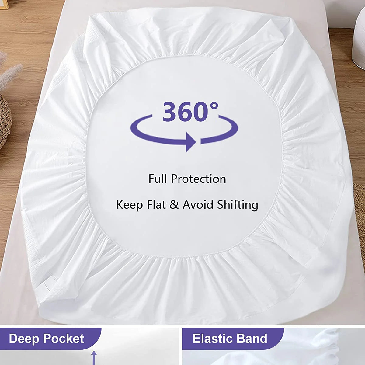 SleepGuard – CUBRE COLCHÓN IMPERMEABLE Y ULTRA SUAVE