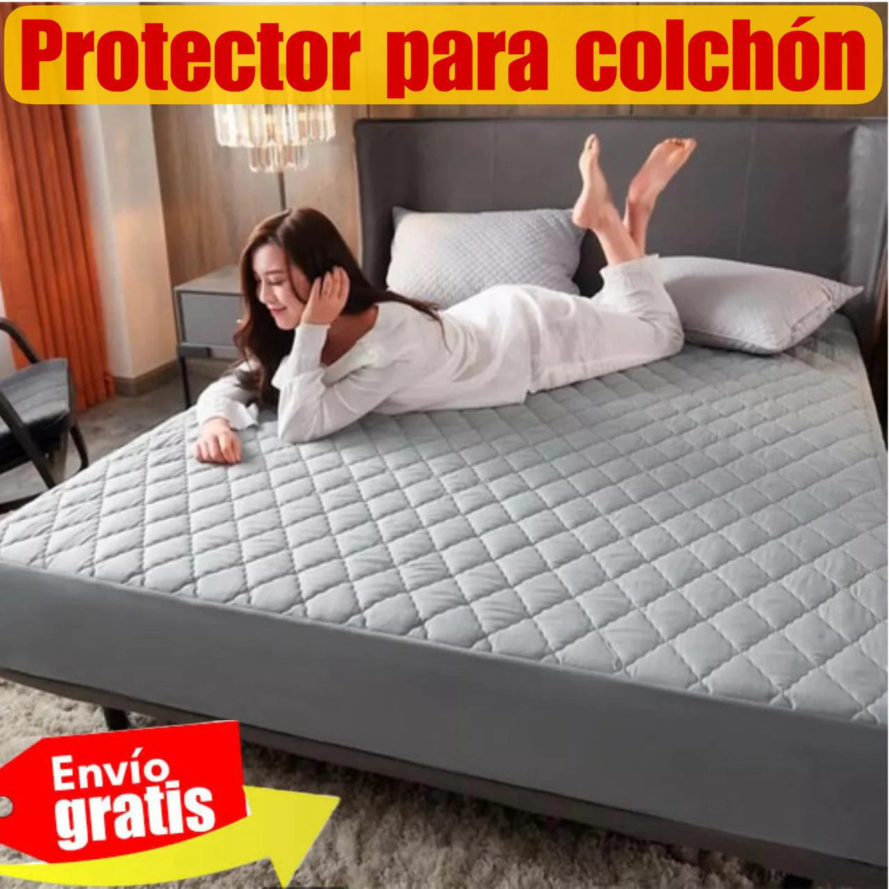 SleepGuard – CUBRE COLCHÓN IMPERMEABLE Y ULTRA SUAVE