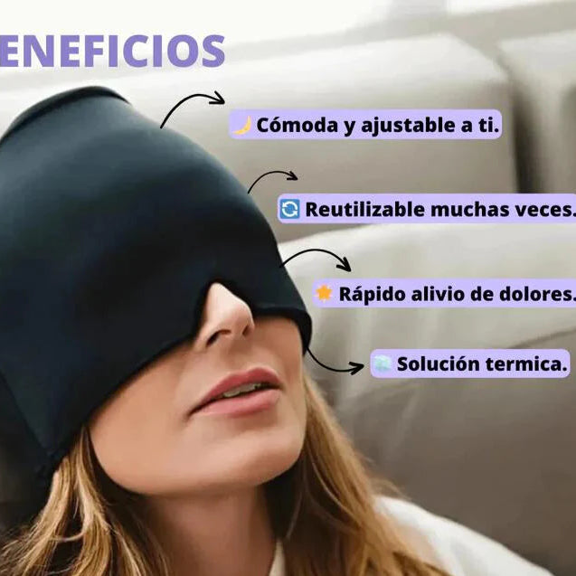 ThermoHead – GORRO TERAPÉUTICO EN GEL PARA MIGRAÑA Y FATIGA MENTAL