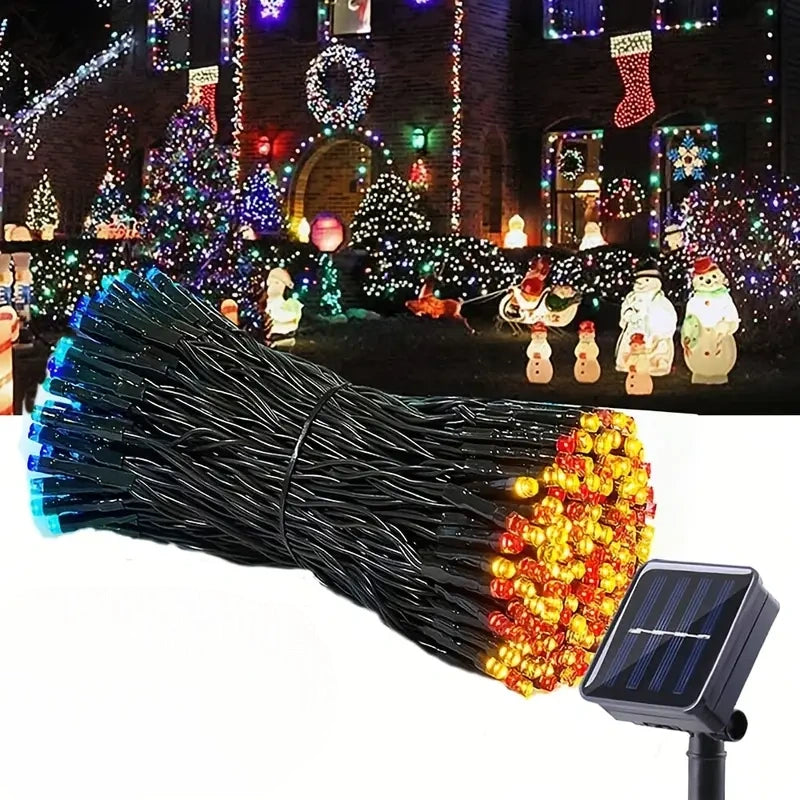 NavidLight – LUCES NAVIDEÑAS SOLARES PARA EXTERIOR (17 metros)