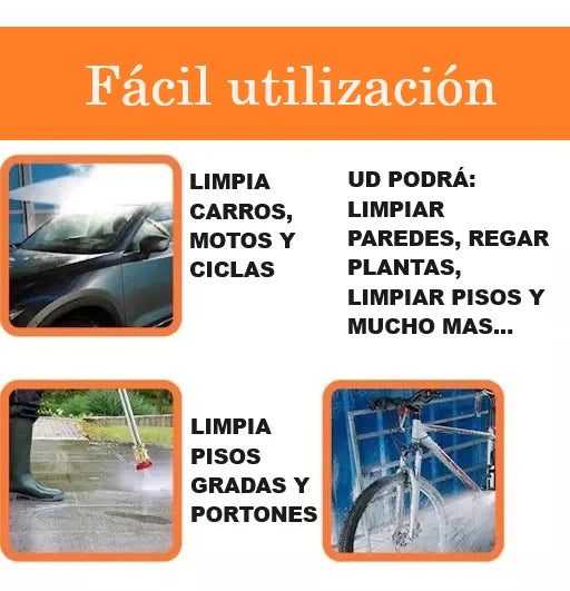 HydroClean 48V – HIDROLAVADORA INALÁMBRICA DE ALTA POTENCIA
