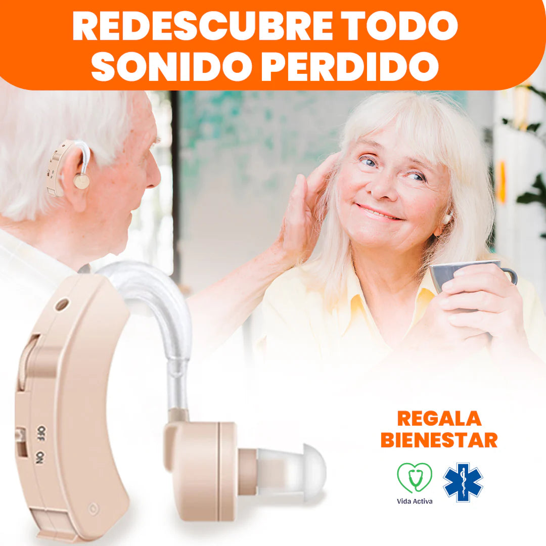 HearPlus – AUDÍFONO AMPLIFICADOR DE SONIDO CLARO Y NATURAL