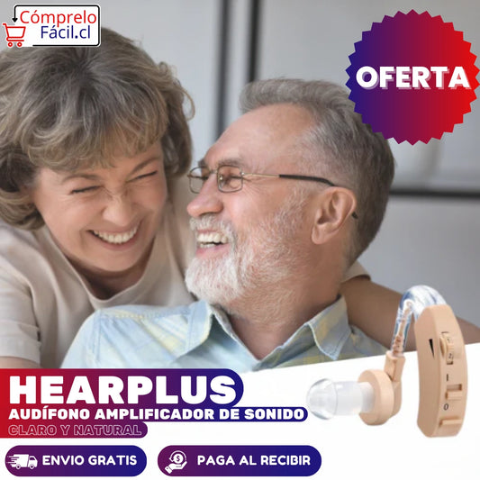 HearPlus – AUDÍFONO AMPLIFICADOR DE SONIDO CLARO Y NATURAL