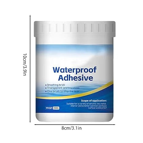 WATERPROOF™️ - 2X1 ⭐ ADHESIVO TRANSPARENTE IMPERMEABLE PARA GOTERAS