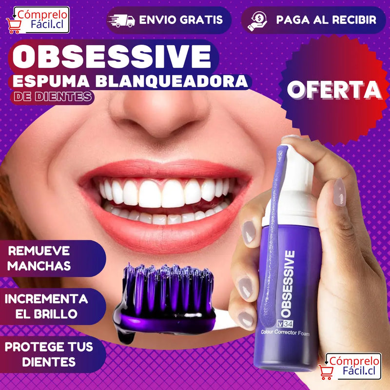 OBSESSIVE - ESPUMA BLANQUEADORA DE DIENTES 50ml