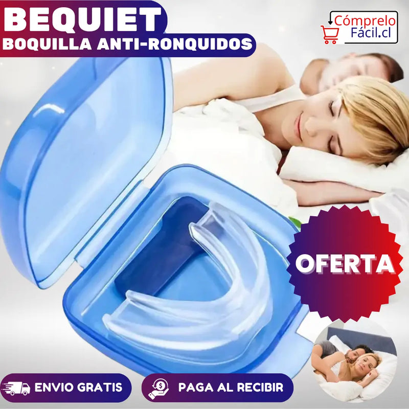 BEQUIET - BOQUILLA ANTI-RONQUIDOS