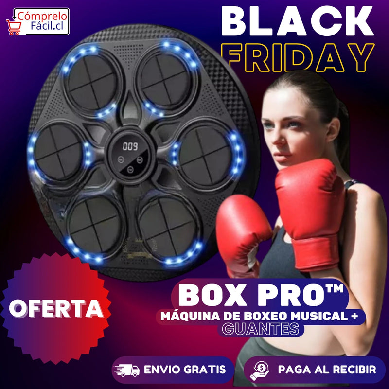 BOX PRO™ - MÁQUINA DE BOXEO MUSICAL + GUANTES (BLACK FRIDAY💥)