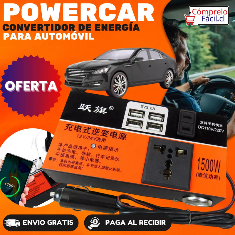 POWERCAR – CONVERTIDOR DE ENERGÍA PARA AUTOMÓVIL