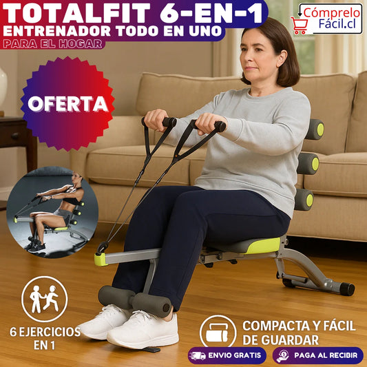 TotalFit 6-en-1 – ENTRENADOR TODO EN UNO PARA EL HOGAR