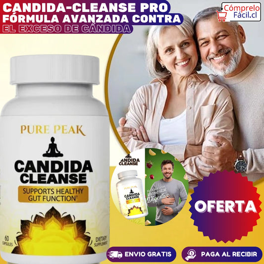CandidaCleanse Pro – FÓRMULA AVANZADA PARA APOYAR EL EQUILIBRIO INTESTINAL NATURAL - 60 CÁPSULAS
