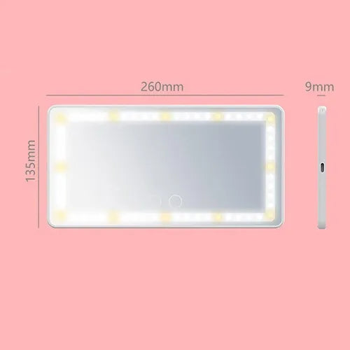 BeautyDrive - ESPEJO DE BELLEZA LED PORTÁTIL PARA AUTO