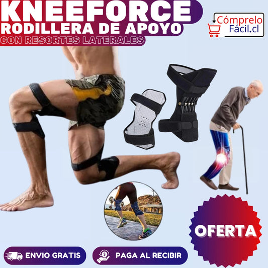 KneeForce - RODILLERA DE APOYO CON RESORTES LATERALES
