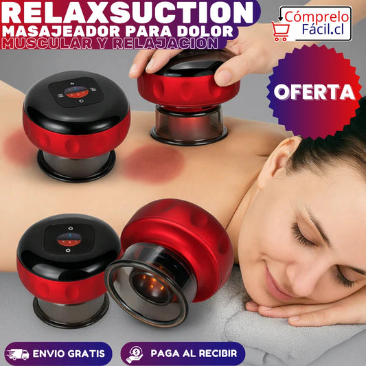 RelaxSuction- MASAJEADOR PARA DOLOR MUSCULAR Y RELAJACIÓN