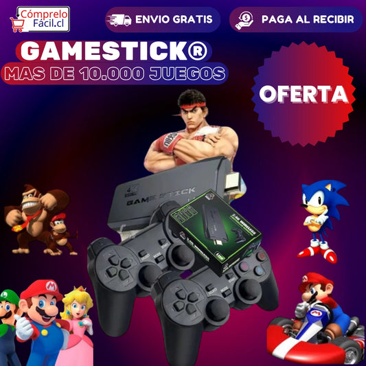 GameStick – MÁS DE 10,000 JUEGOS CLÁSICOS EN 1