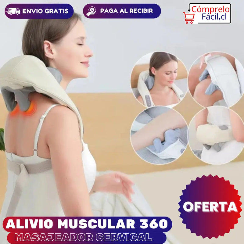 AlivioMuscular 360° - MASAJEADOR CERVICAL