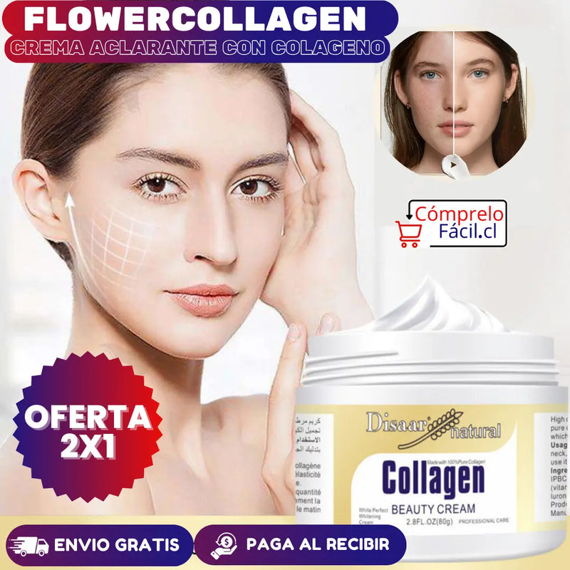 FLOWERCOLLAGEN®: ¡OFERTA 2X1! – CREMA ACLARANTE CON COLÁGENO