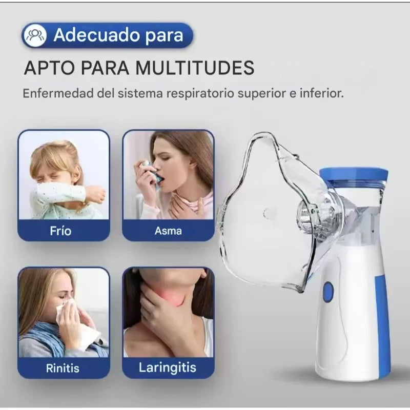 PulmoZen - NEBULIZADOR PARA NIÑOS Y ADULTOS CON TECNOLOGÍA ULTRASÓNICA